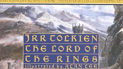 The Lord of the Rings by JRR Tolkien. Courtesy Houghton Mifflin Books