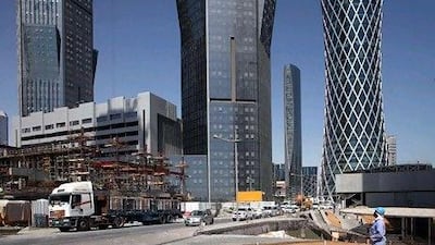 The new financial district in Doha. Qatar Asset Management Company has formed a partnership with Barclays Natural Resource Investments. Sean Gallup / Getty Images