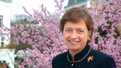 Amelia Fawcett was recently in the UAE and the Arabian Gulf as part of her bid to persuade big investors to sign up to her plan for the hedges to make themselves more accountable, transparent and better governed. Courtesy Ben Fitzpatrick