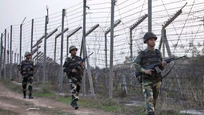 Pakistan accused Indian troops (pictured) of killing one of its soldiers along the disputed Kashmir border, in the latest of a series of tit-for-tat attacks that threaten to ratchet up tensions between the two nuclear-armed neighbours.