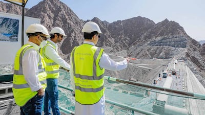 The facility was visited by Dubai Electricity and Water Authority chief executive Saeed Al Tayer.