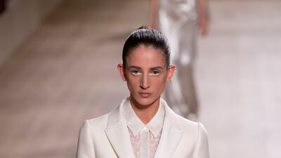 A look from Dior's spring/summer 2022 haute couture collection. Getty Images