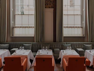 Ground floor seating at Amelie. Photo: Amelie