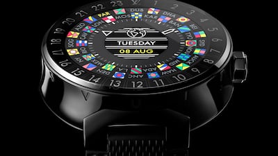Tambour Horizon smartwatch by Louis Vuitton. Courtesy Louis Vuitton