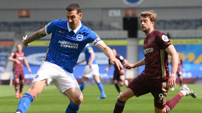 Centre-back: Lewis Dunk (Brighton) – The captain produced a man-of-the-match display to keep Leeds unusually quiet as Brighton got the win to keep them up. AP
