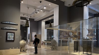 Objects from the Mamluk era displayed in the Museum of Islamic Art in Cairo.