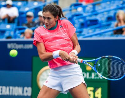 Spain's Garbine Muguruza has been blow hot, blow cold at the majors this year. EPA