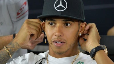 Lewis Hamilton's Mercedes team had the fastest times through winter testing. Paul Crock / AFP