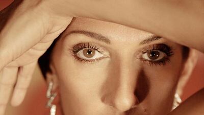 Celine Dion wearing Ralph Masri in the album art for 'Courage'. Instagram / Ralph Masri