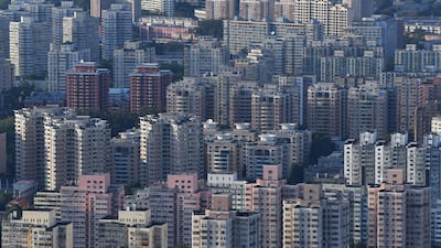 Residential buildings in Beijing. China's central bank repeated its aim to protect home buyers’ rights, as well as to work to better meet housing demand. AFP