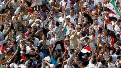 Angered by the Mubarak verdicts and wary of a divisive run-off election, thousands returned to Tahrir Square in Cairo yesterday to protest about their fears that last year's revolution was in vain.