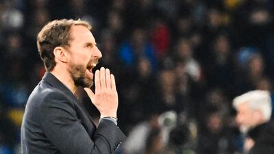 England coach Gareth Southgate wants three points against Ukraine. AFP