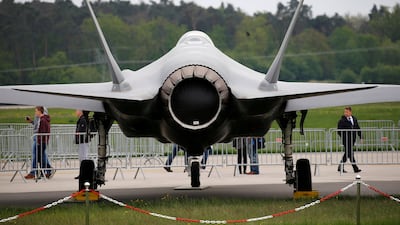 Lockheed Martin's F-35 helped the company boost profit in the first quarter. Reuters