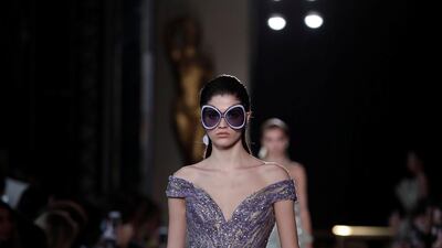 Elie Saab’s spring/summer 2019 couture collection. Reuters