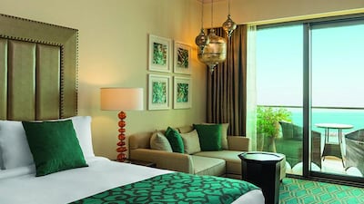 A deluxe sea-view room at the Ajman Saray. Courtesy Ajman Saray