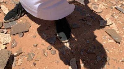Some of the rocks in Wadi Rum can be used to extract natural makeup.
