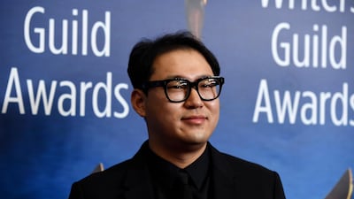 Han Jin Won, a Writers Guild Award co-nominee with Bong Joon-ho for Original Screenplay for their film 'Parasite', poses at the 2020 Writers Guild Awards at the Beverly Hilton. AP