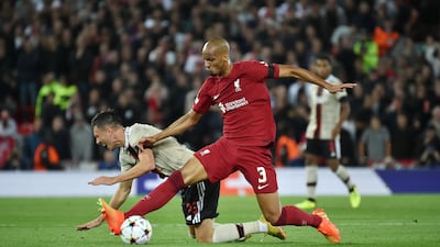 Fabinho - 5. The Brazilian was frequently over-run in the midfield and struggled to impose himself on the game. His passing could have been better. AP
