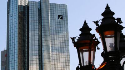 German banking giant Deutsche Bank's American operations failed the US Federal Reserve's annual stress test due to "widespread and critical deficiencies" in its risk management. The Fed gave a "conditional" pass to US investment behemoths Goldman Sachs and Morgan Stanley. / AFP / Yann SCHREIBER