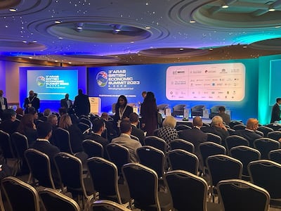 Delegates were told of booming trade between Arab states and Britain. Matthew Davies / The National