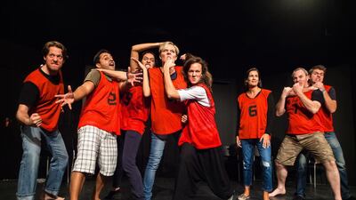 Maestro Improv' Show at The Courtyard Playhouse. Photo by Tiffany Schultz
