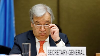 United Nations Secretary General Antonio Guterres has sent the report on Iran's weapons activity to the Security Council, which is scheduled to discuss it on June 27. Pierre Albouy / Reuters
