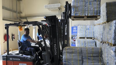 Toby Harward, head of the UNHCR office in the UAE, thanked Princess Haya, who is the chairperson of the International Humanitarian City, for her contribution to relief efforts.