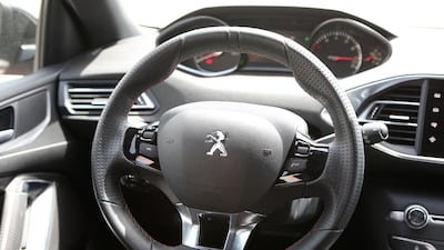 The car also has full leather trim, a massive panoramic glass roof, push-button start, satnav with 9.7-inch touchscreen, dual-zone climate control, aluminium pedals and doorsills, plus six airbags. Pawan Singh / The National