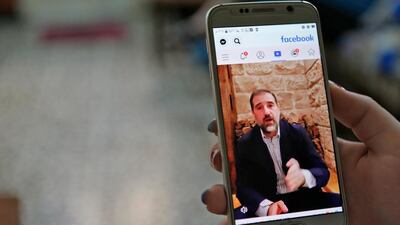 Syrian Oligarch Rami Makhlouf on Facebook on May 11, 2020. AFP