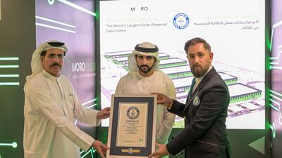 Sheikh Hamdan bin Mohammed opened the green data centre of Data Hub Integrated Solutions (Moro Hub).