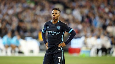 Raheem Sterling of Manchester City shown on Friday during his team's loss to Real Madrid in the pre-season International Champions Cup in Melbourne. Jason O'Brien / Action Images / Reuters
