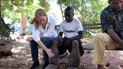 Ellen Agler is attending the World Economic Forum 2018 to highlight diseases that affect millions but do not make the headlines. Photo Courtesy The END Fund