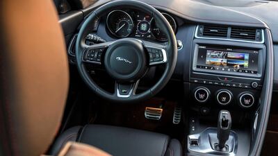 There is a 10-inch touchscreen, while connectivity and gadget support is good. Antonie Robertson / The National