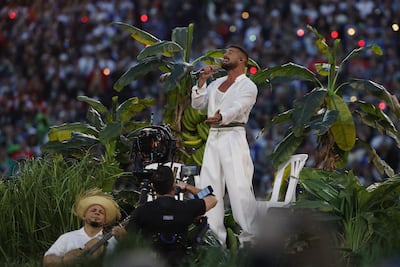 Ricky Martin performs at the Super Bowl half-time show. EPA