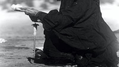 In featuring the designs alongside the historical materials that inspired them, which included archive film and old photographs of Abu Dhabi by Ronald Codrai, and early images of Dubai, the exhibition served as both an introduction to the contemporary work and skills of the designers, as well as to older Bedouin objects and traditions. Ronald Coderai, Courtesy of TCA Abu Dhabi