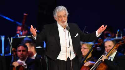 Opera singer Placido Domingo