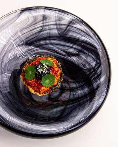 A fine-dining suhoor dish on the Moonrise menu.