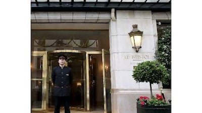 Le Bristol was one of eight deluxe French hotels crowned with the rare distinction of 'palace' status.