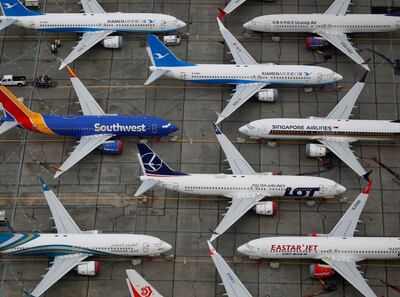 Grounded aircraft at Boeing facilities in Washington. The year 2020 turned out to be the most challenging one for the aviation industry. Reuters