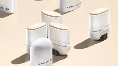 The Marc Jacobs Glow Stick Glistening Illuminator. Courtesy of Sephora Middle East