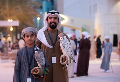 Falcons at the festival. Ruel Pableo for The National