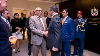 Sheikh Abdullah was given a tour of the new headquarters and said the UAE government was keen to enhance bilateral relations with the UK, according to state news agency Wam.