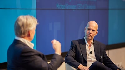 Michael Gronager, right, co-founder and chief executive of Chainalysis.