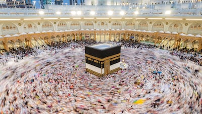 Pilgrims circle the Kaaba in Makkah. Reuters