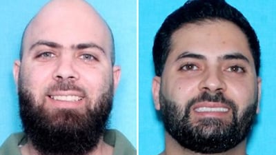 Abdel and Omar Adhami have been charged with donating to Hamas. Photo: Louisiana Attorney General's Office