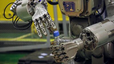 Fedor is tested ahead of its flight. EPA