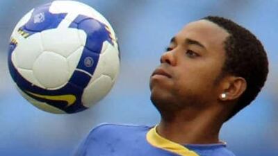 The Brazilian footballer Robinho became the record British signing after the take over.