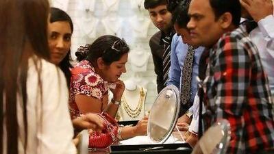 Indian expatriates in the UAE throng gold shops at the start of the Diwali festival as the first day is considered an auspicious time to buy jewellery.