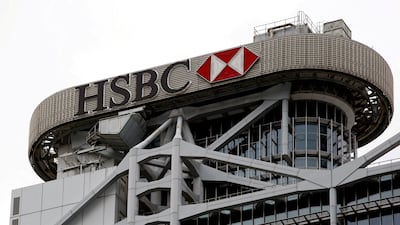 HSBC's headquarters in Hong Kong. The bank says an improved contribution from China will offset the slowdown in the US economy. Reuters