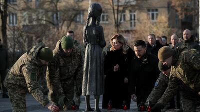 The Holodomor in the former Soviet-era Ukraine in 1932-1933, killed millions of Ukrainians. EPA